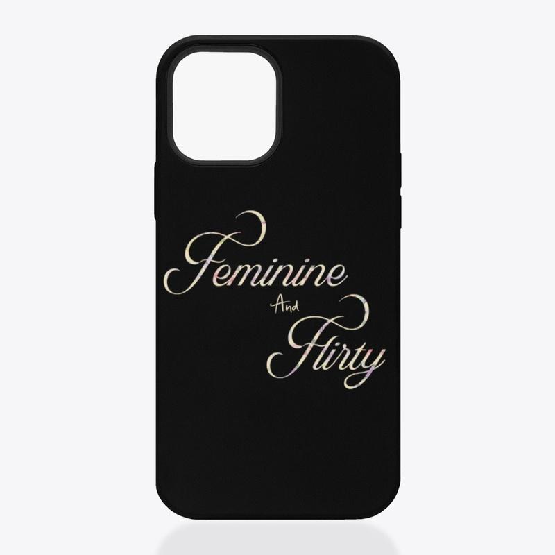 Feminine And Flirty iPhone Case